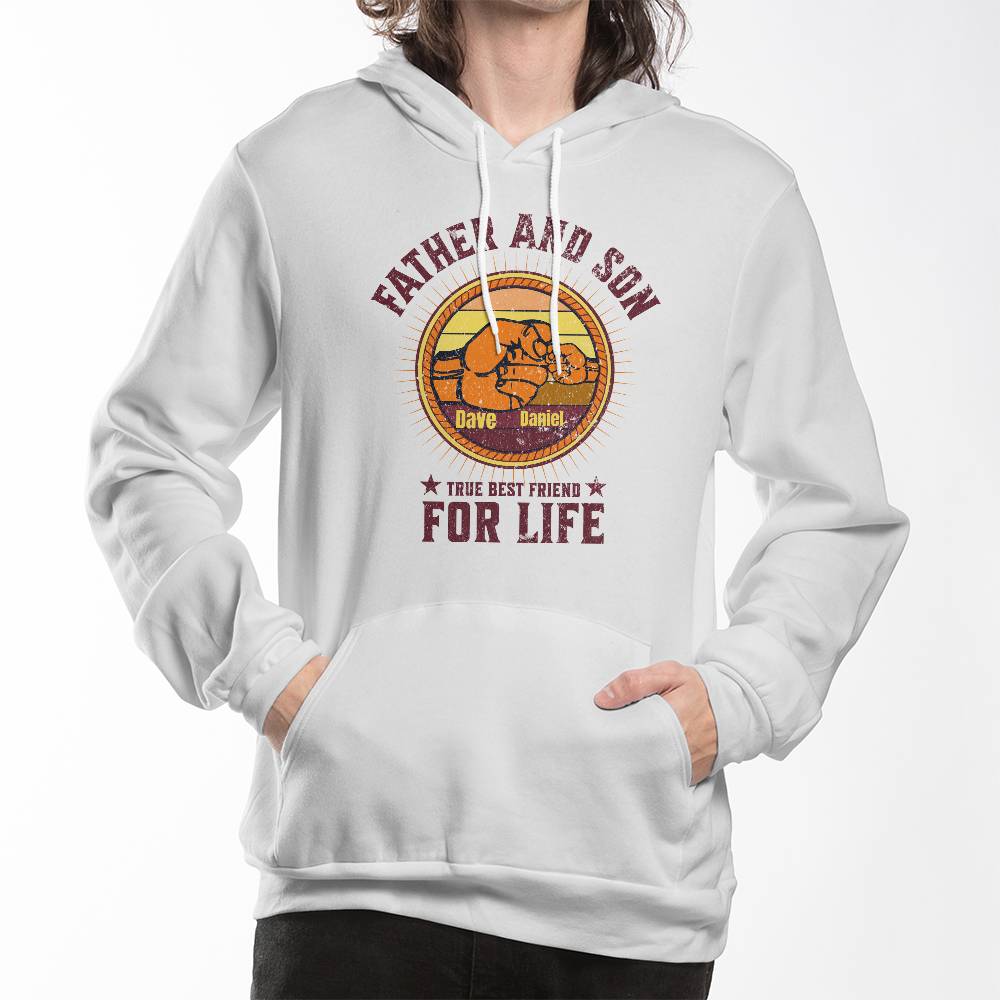 Custom Dad and Son Unisex T-Shirt and Hoodie