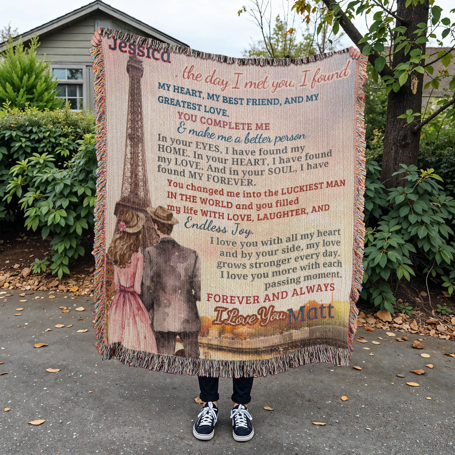 A Letter to my Love: My Wife, Girlfriend, Life Partner, a Sherpa, Fleece or Woven Blanket