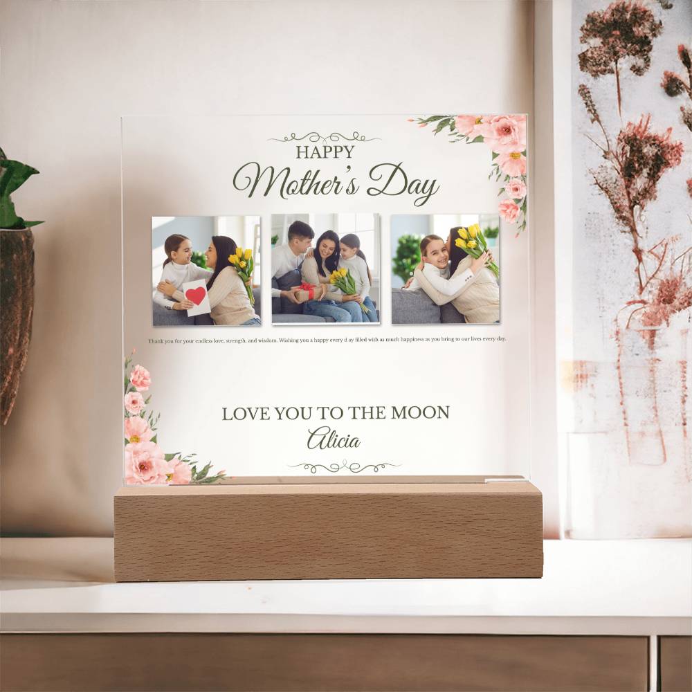 Mother's Day Acrylic Love Custom Plaque