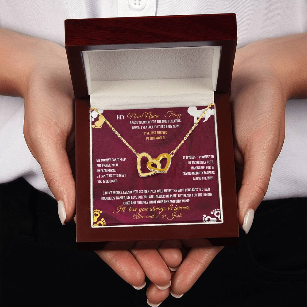 A Custom Love Necklace for a New Grandma.