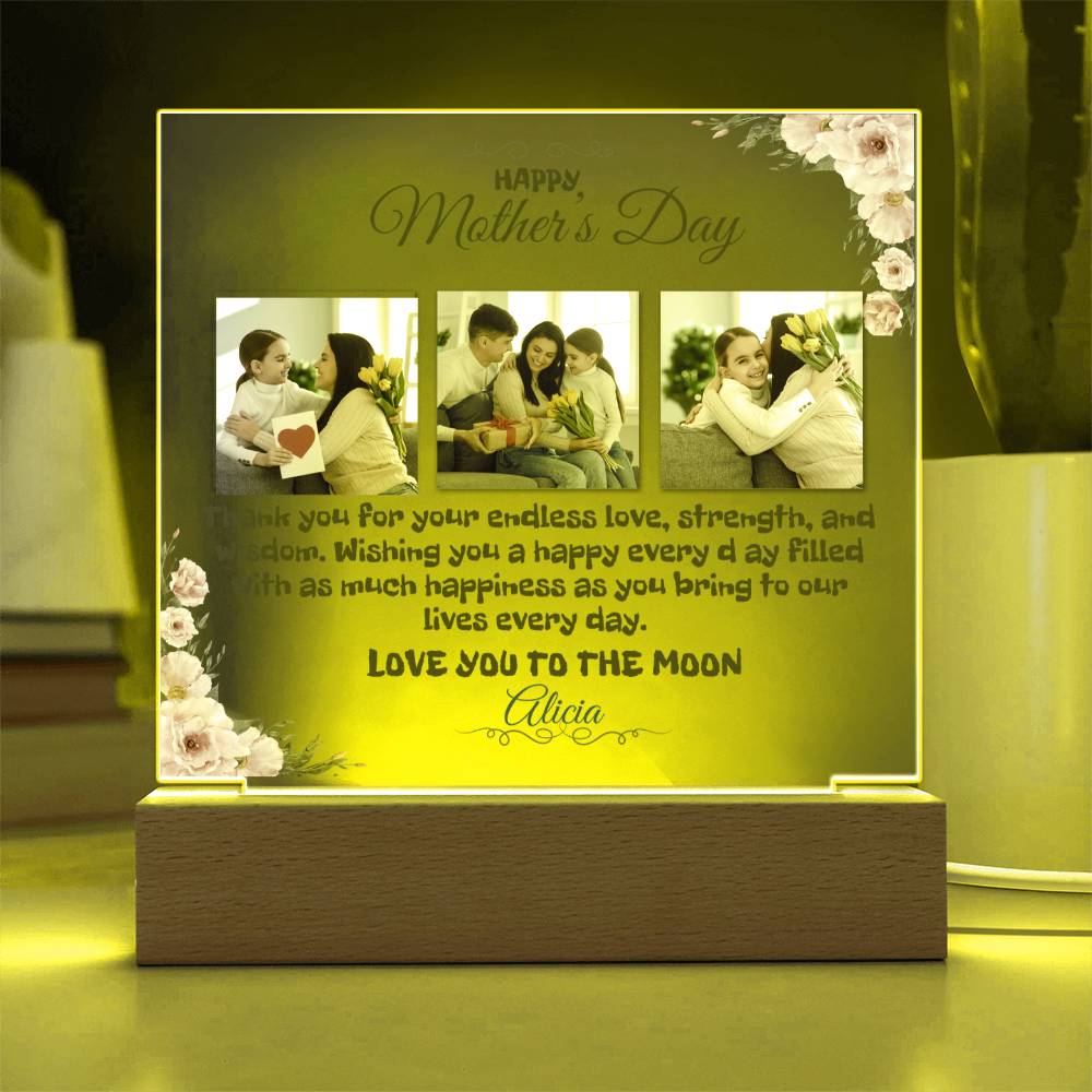 Mother's Day Acrylic Costom Plaque