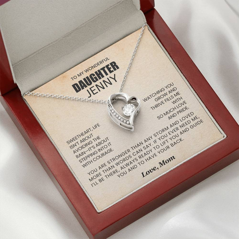 Forever Love Necklace with On Demand Message Card