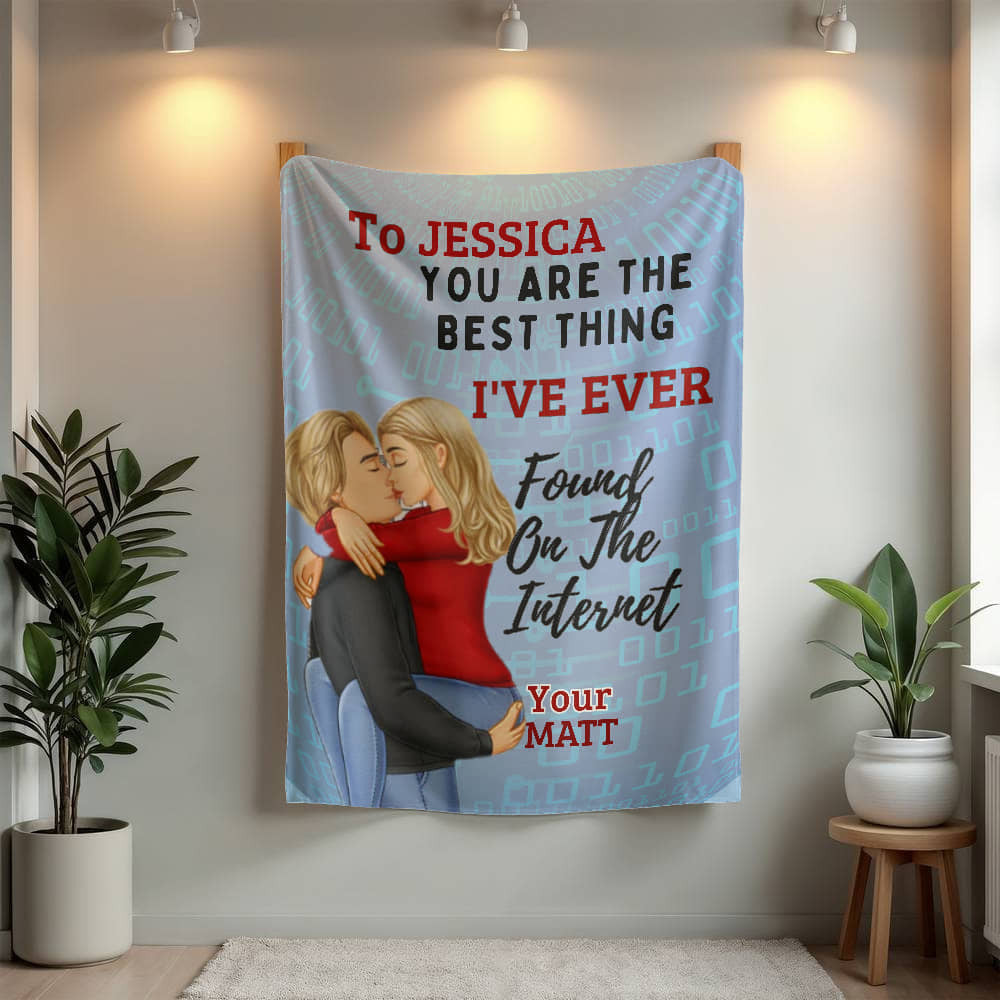 A Best Find on the Internet Love Sherpa, Fleece or Woven Blanket for a Wife, Girlfriend or Partner