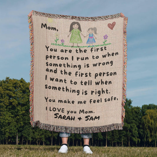 Artwork Heirloom Woven Blanket (Portrait)