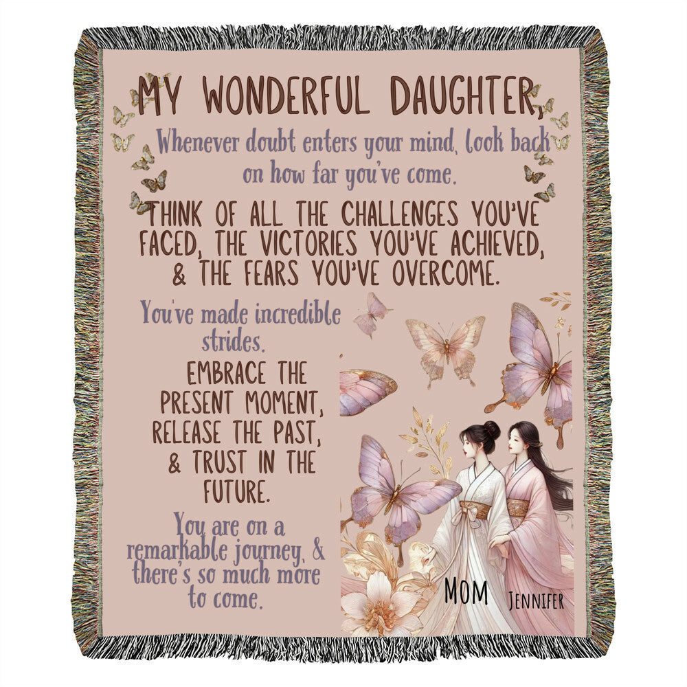 Heirloom Artwork Woven Blanket (Portrait)