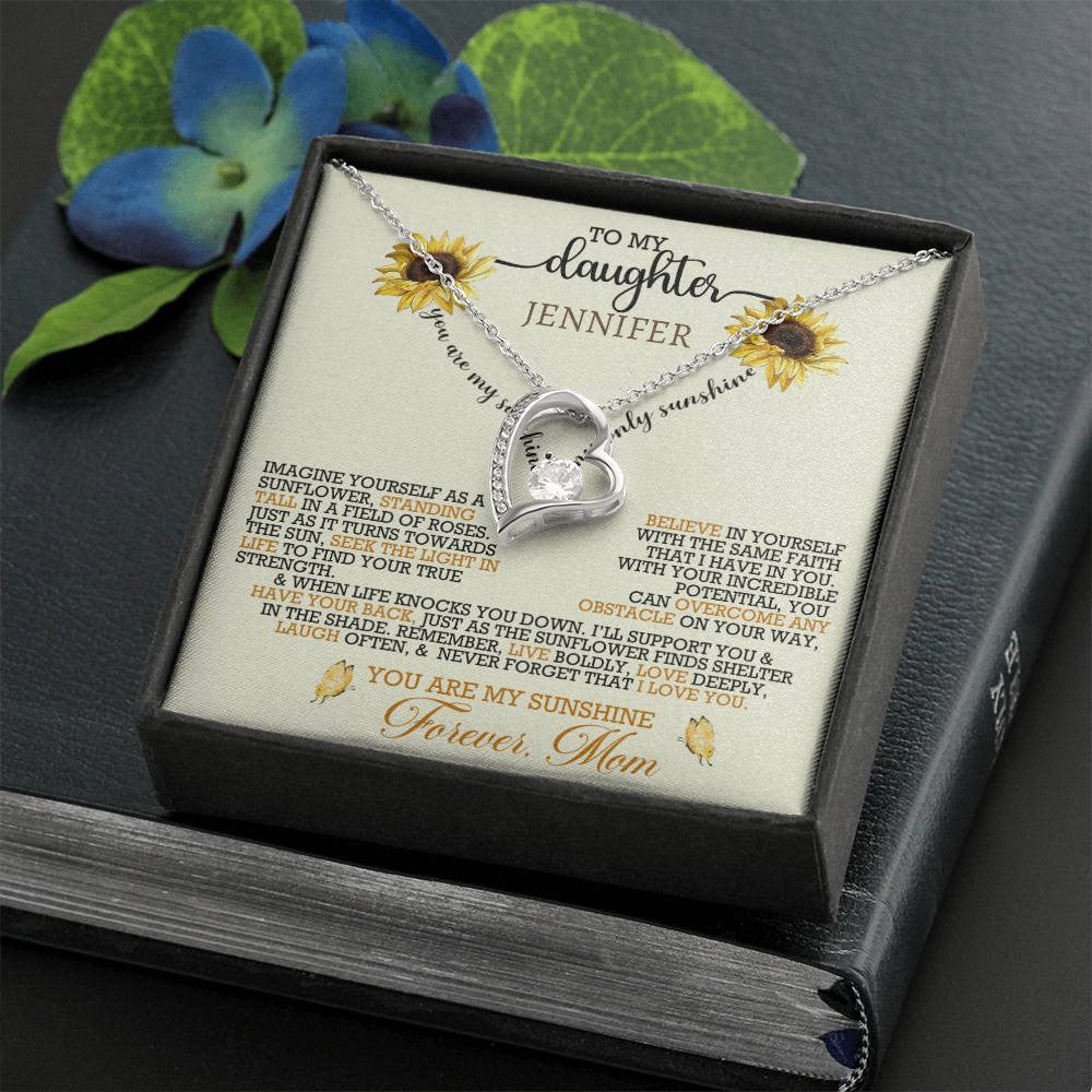 Forever Love Necklace with On Demand Message Card