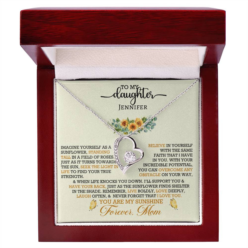 Forever Love Necklace with On Demand Message Card