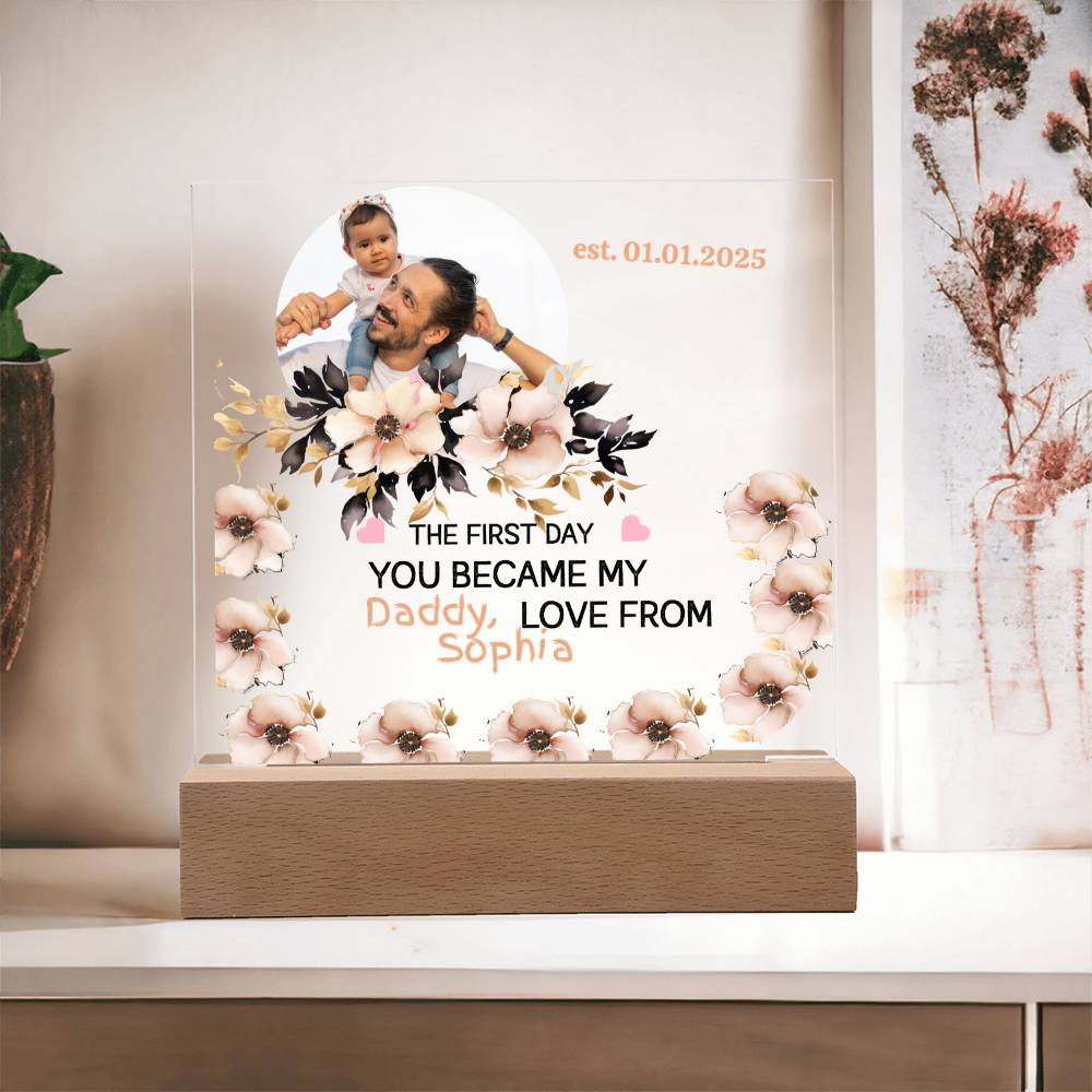 A Love Acrylic Plaque for Dad