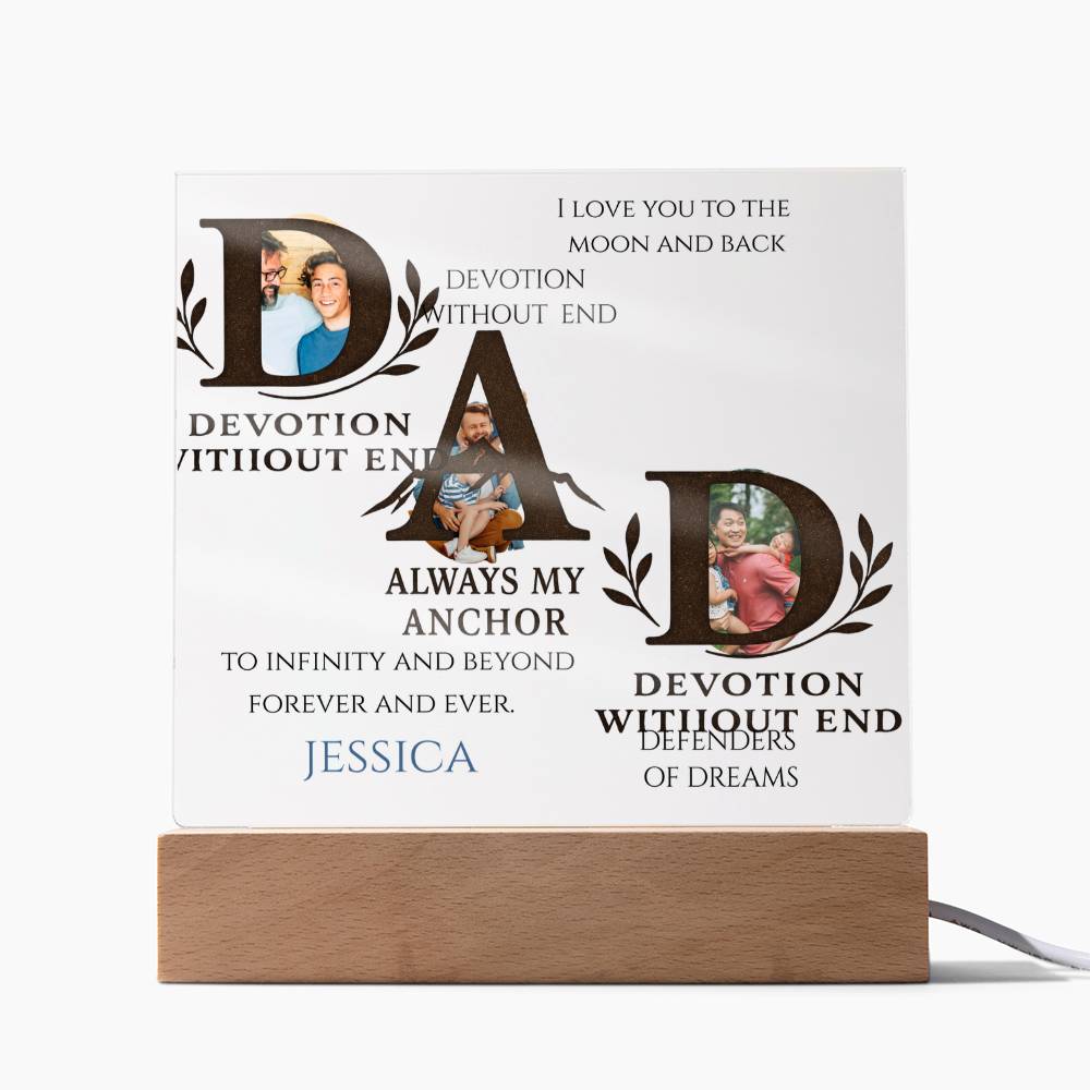 A Love Acrylic Plaque for Dad