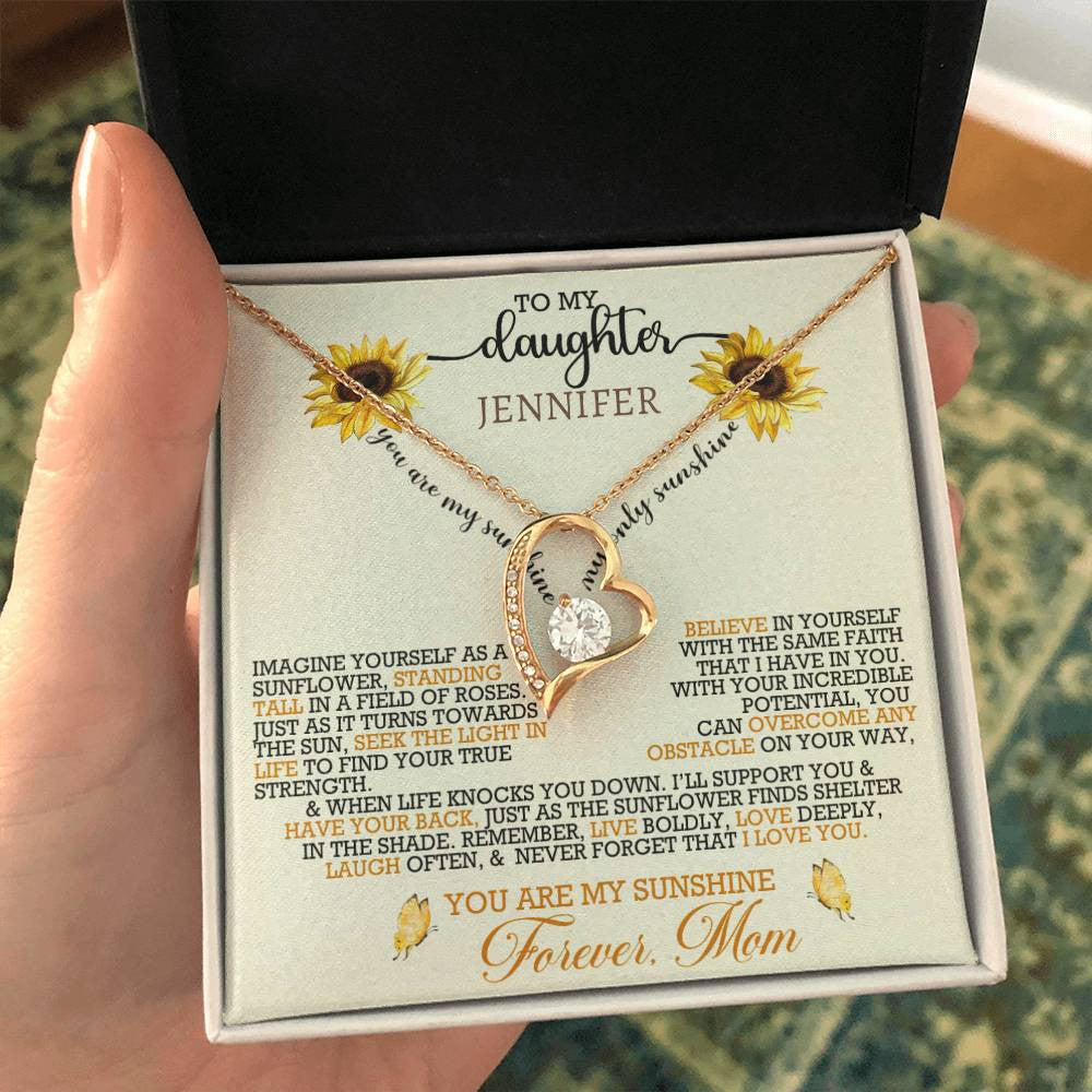 Forever Love Necklace with On Demand Message Card