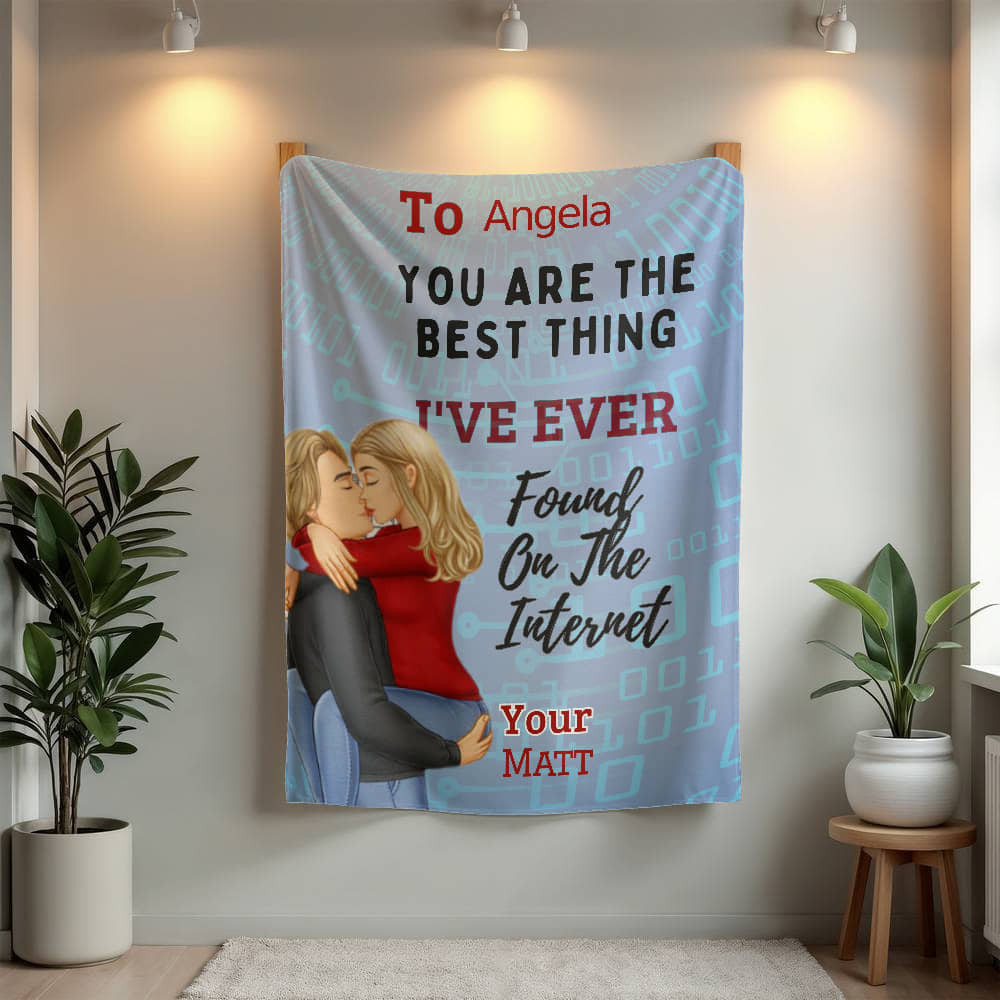 A Best Found Love Blanket Sherpa or Fleece Blanket