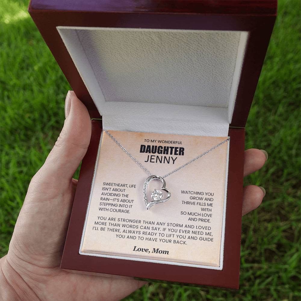 Forever Love Necklace with On Demand Message Card