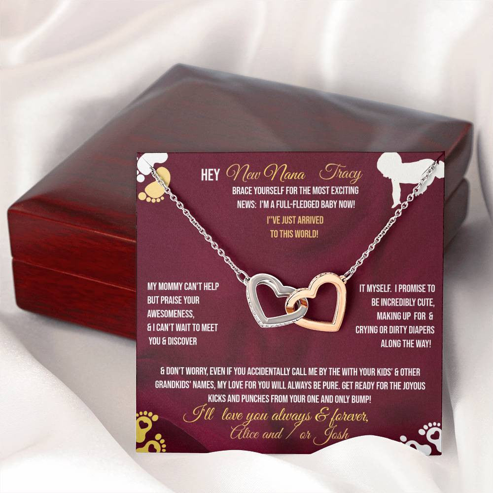 A Custom Love Necklace for a New Grandma.