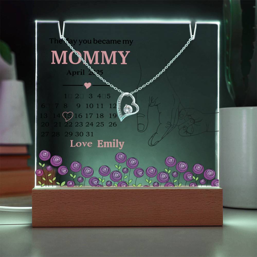 A Custom Acrylic Bundle for a New Mom