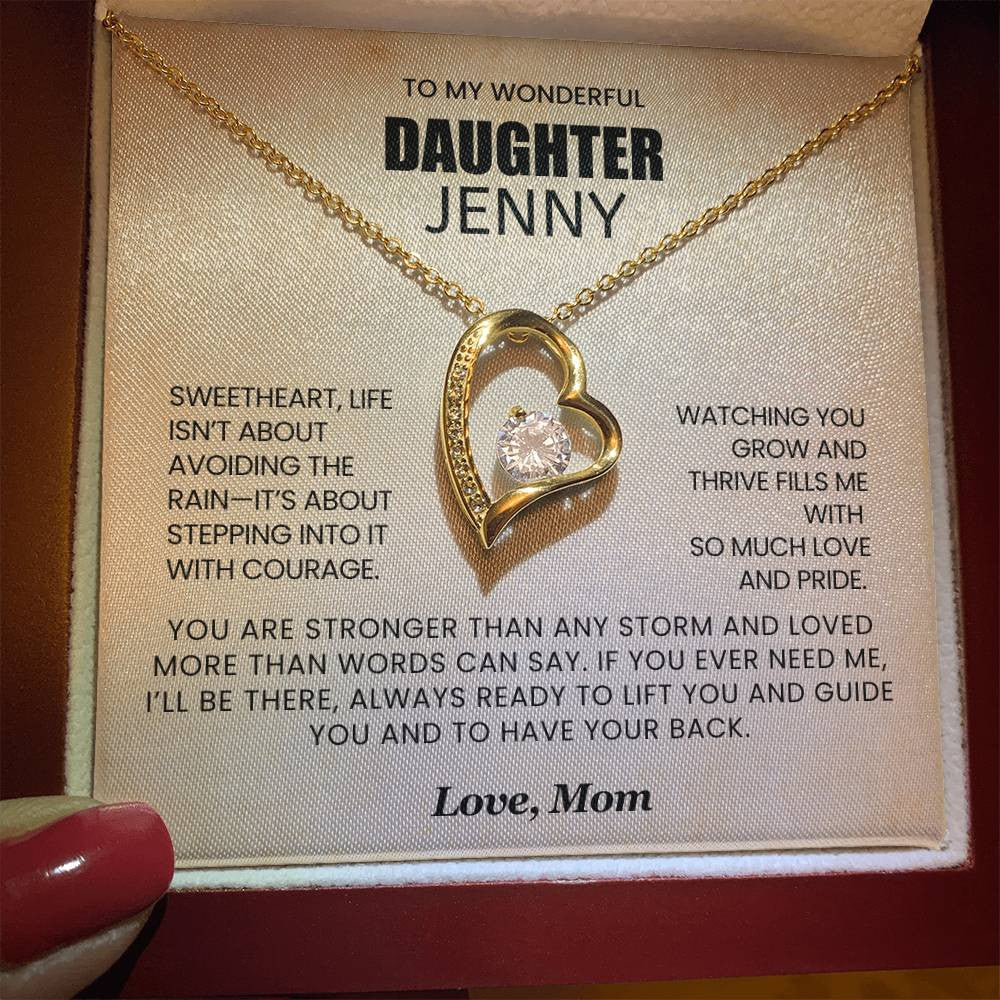 Forever Love Necklace with On Demand Message Card