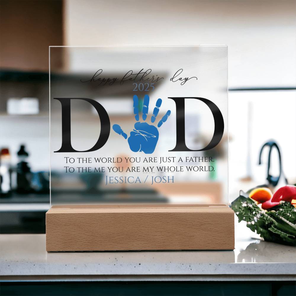 An Acrylic Plaque for Dad
