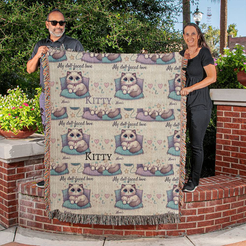 Heirloom Artwork Woven Blanket (Portrait)