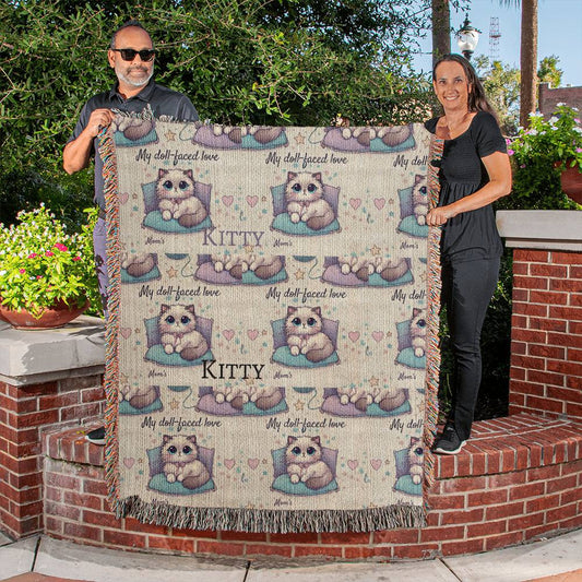 Heirloom Artwork Woven Blanket (Portrait)
