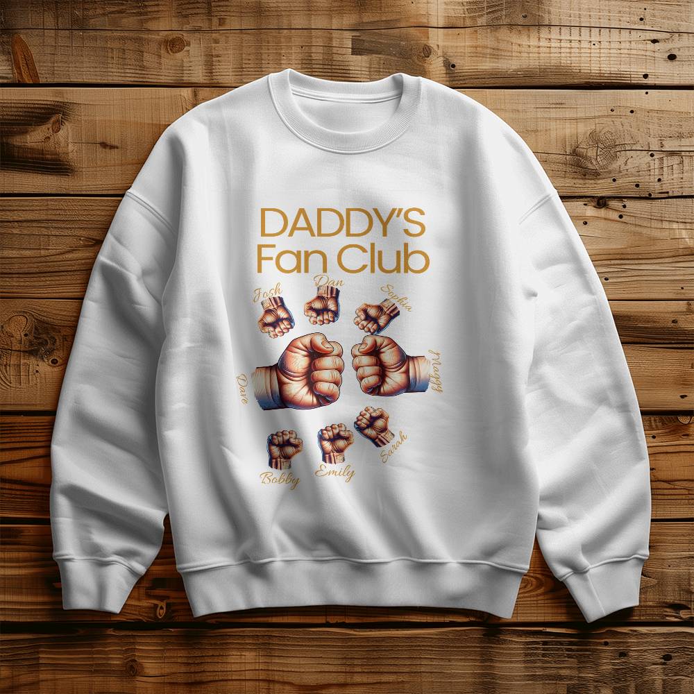 Daddy's Fan Club Family Bundle Crewneck Tees