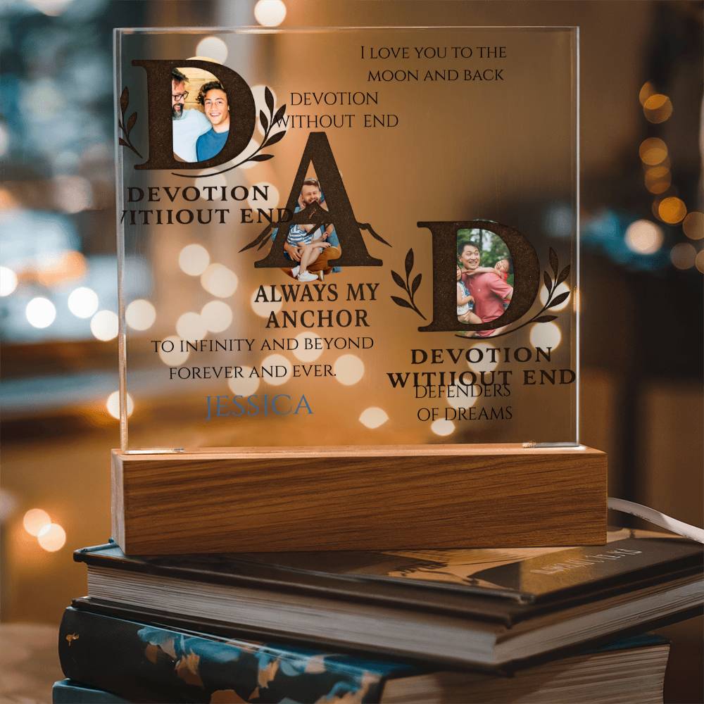 A Love Acrylic Plaque for Dad