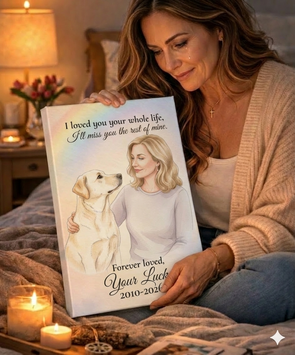 Custom Dog Memorial Portrait A Beautiful Tribute to the Dog You Loved
