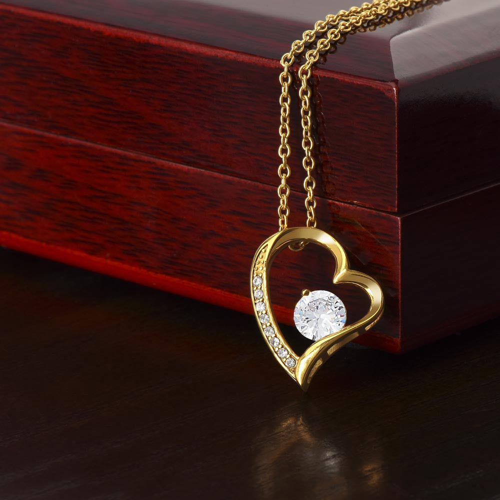 Dancing in the Rain Necklace for Daughter from Dad, Forever Love Necklace
