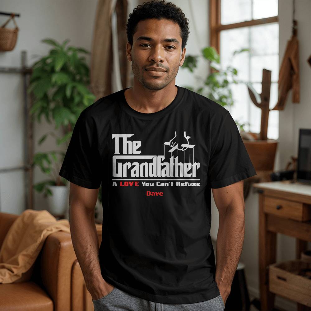CUSTOM Unisex Love T-Shirt For Grandfather
