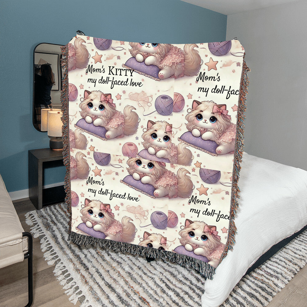 Heirloom Artwork Woven Blanket (Portrait)