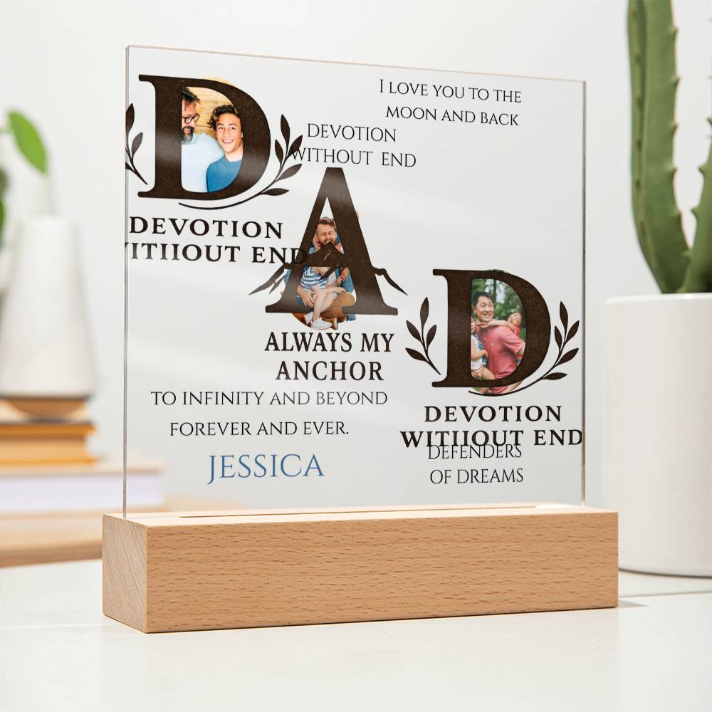 A Love Acrylic Plaque for Dad