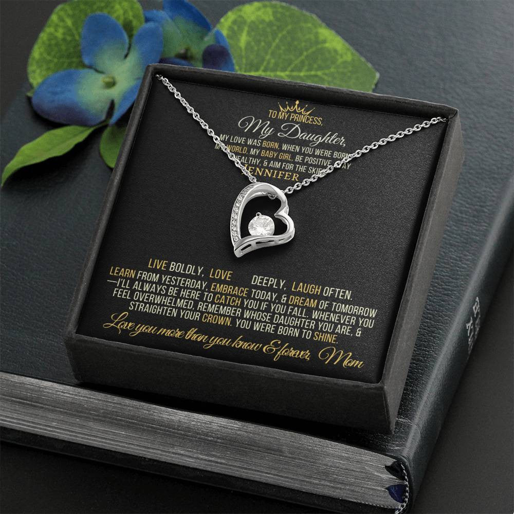 Forever Love Necklace with On Demand Message Card