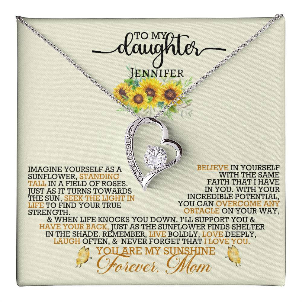 Forever Love Necklace with On Demand Message Card