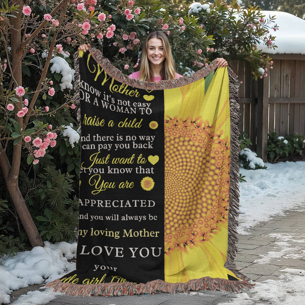 A Sunflower Heirloom Blanket for Mom.