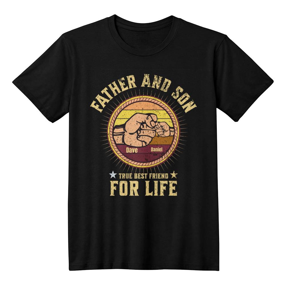 Custom Dad and Son Unisex T-Shirt and Hoodie
