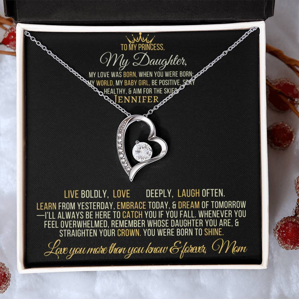 Forever Love Necklace with On Demand Message Card
