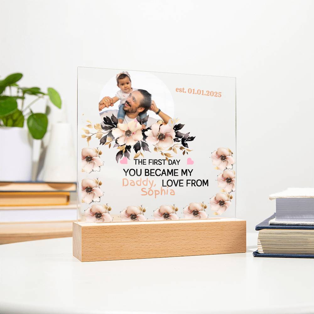 A Love Acrylic Plaque for Dad