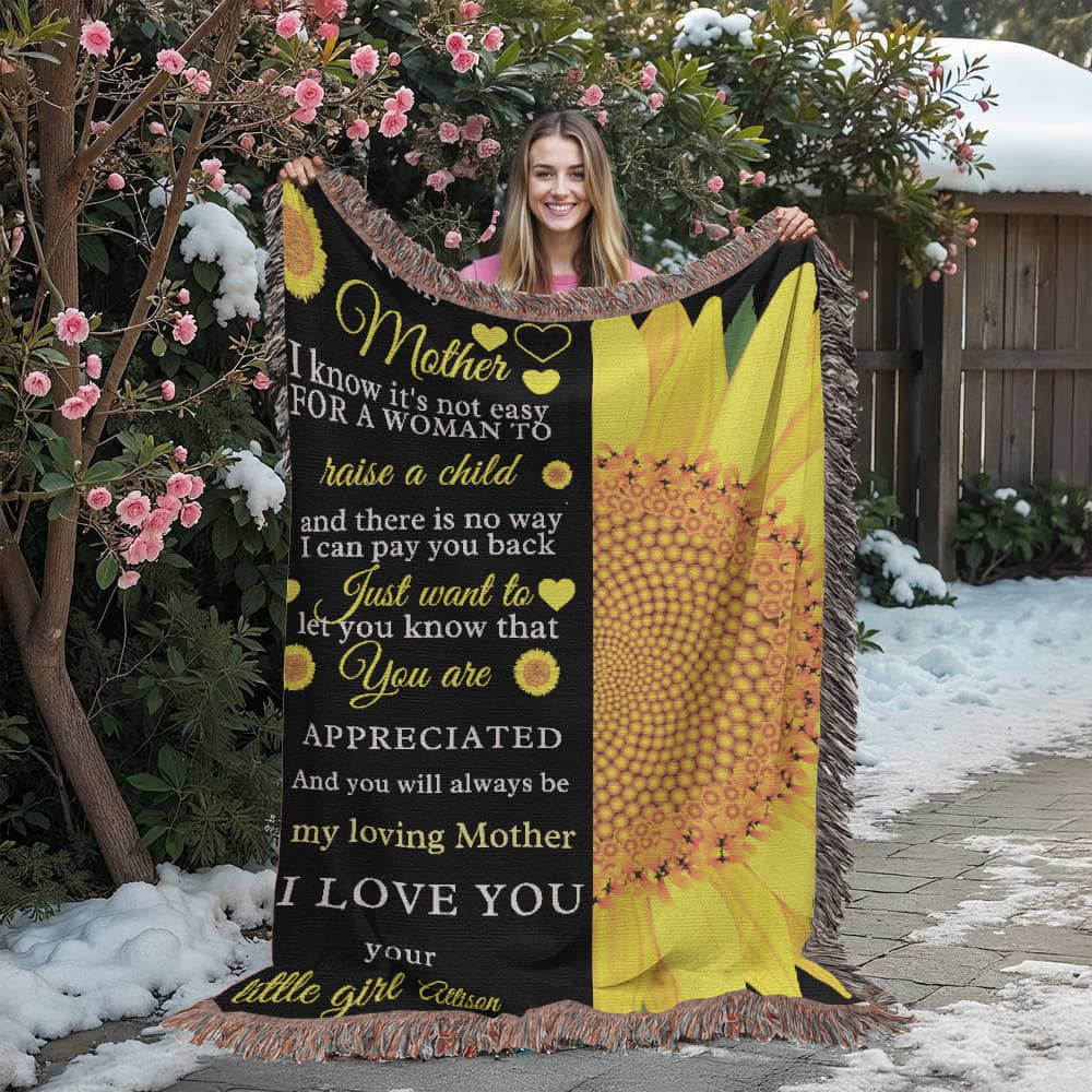 A Sunflower Heirloom Blanket for Mom.