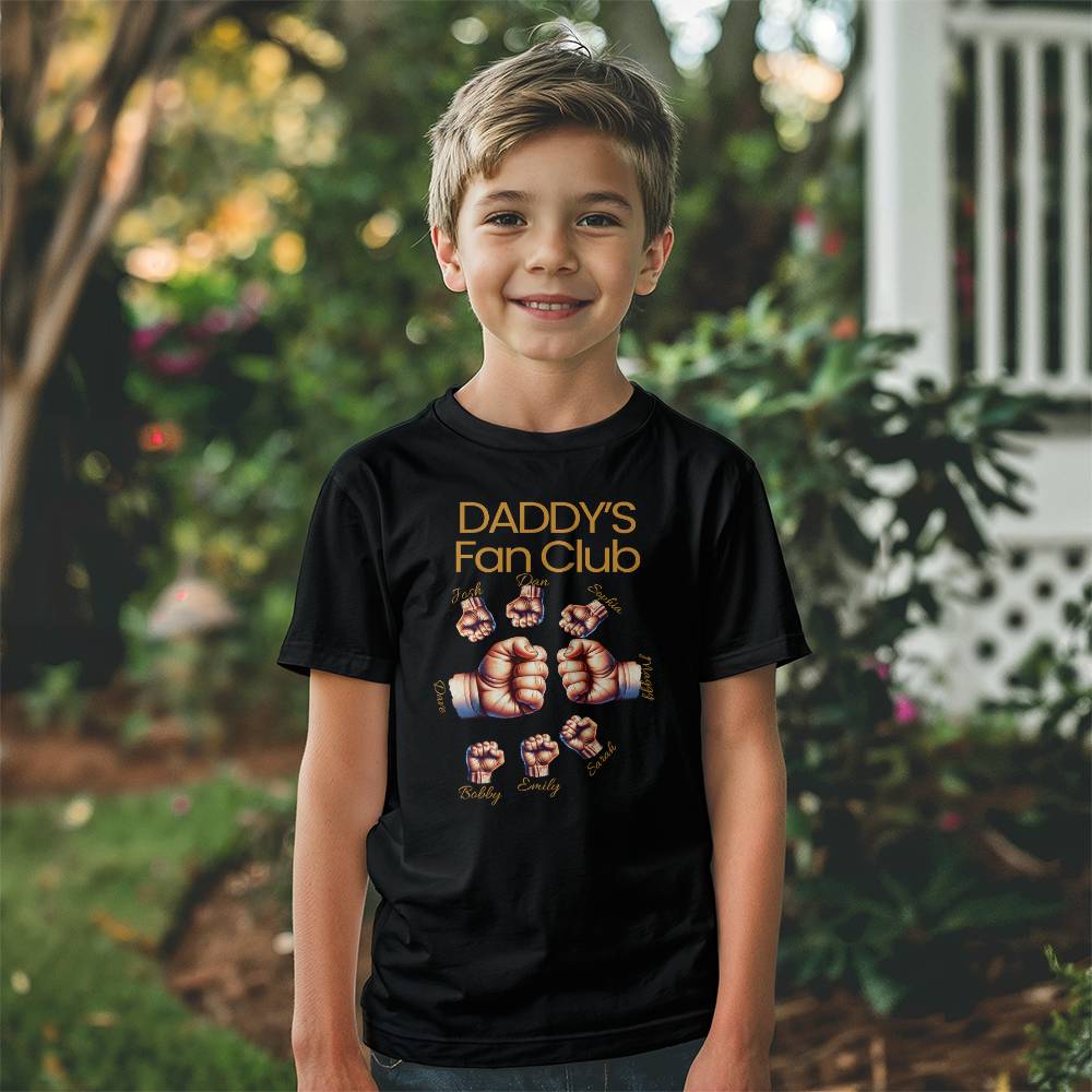 Daddy's Fan Club Family Bundle Crewneck Tees