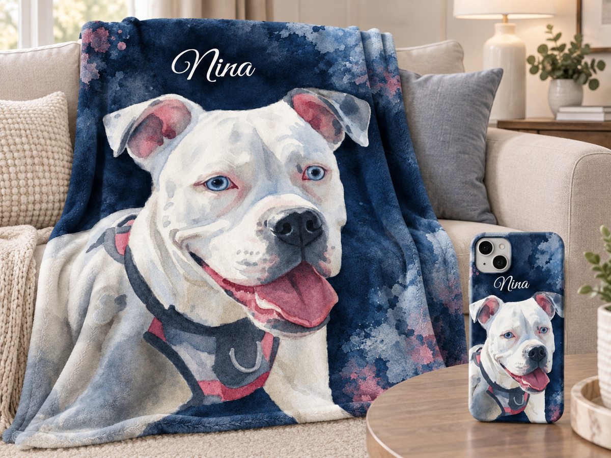 Nina Pet Sherpa Fleece Blanket