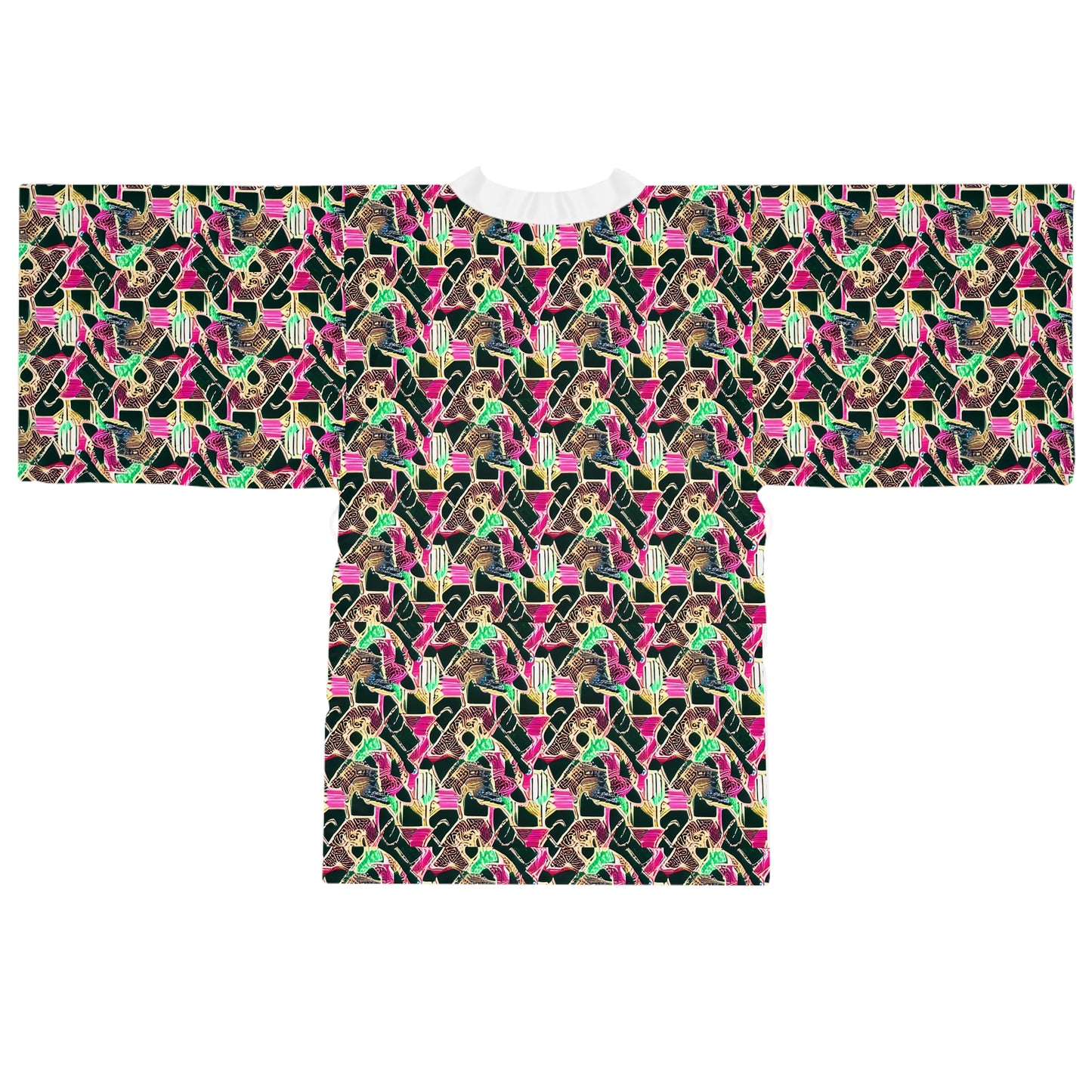 Long Sleeve Kimono Robe (AOP)