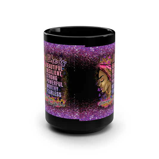 Black Mug, 15oz