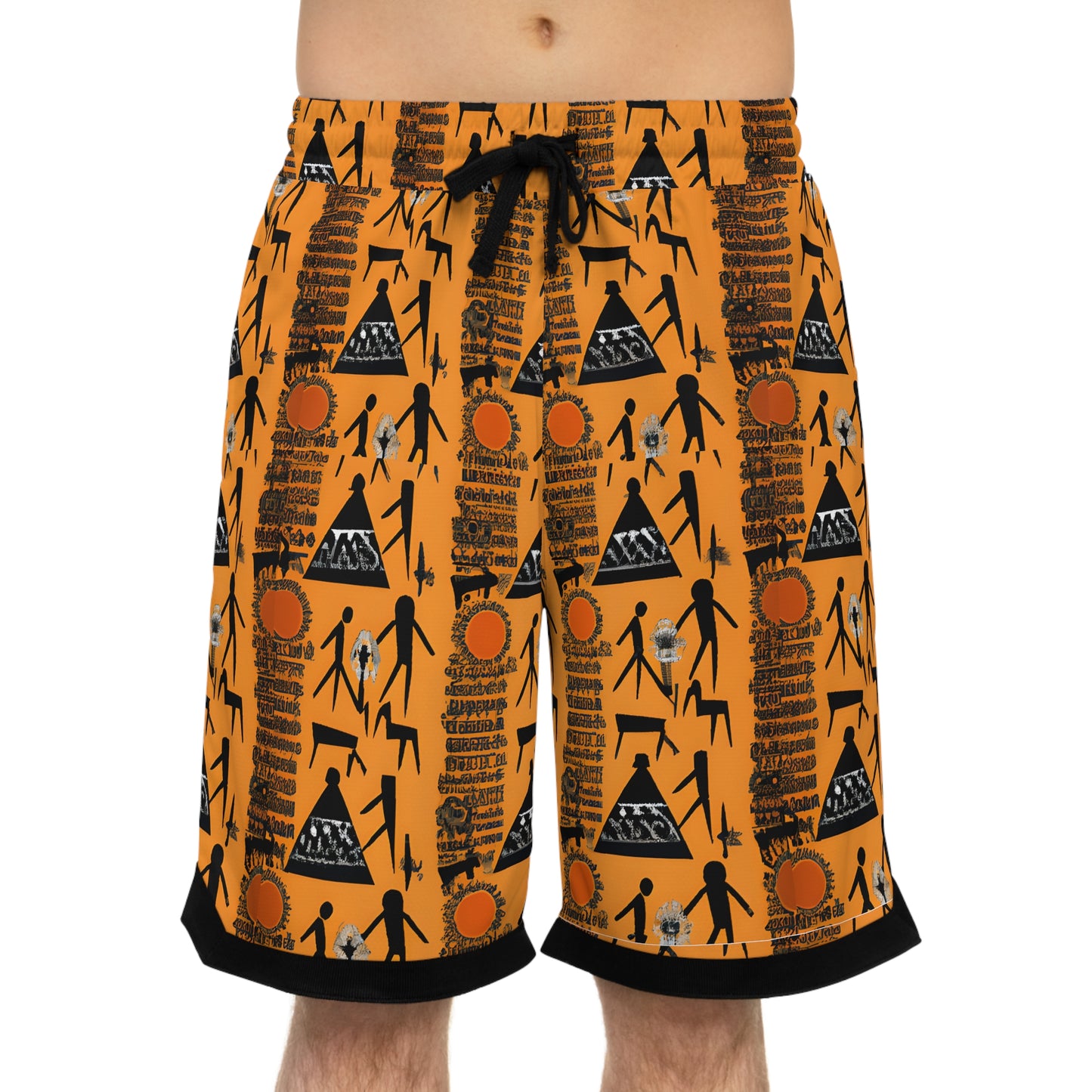 Basketball Rib Shorts (AOP)