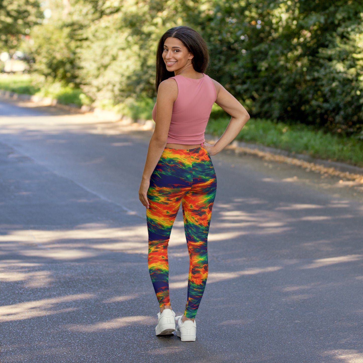 Women's Spandex Leggings (AOP)