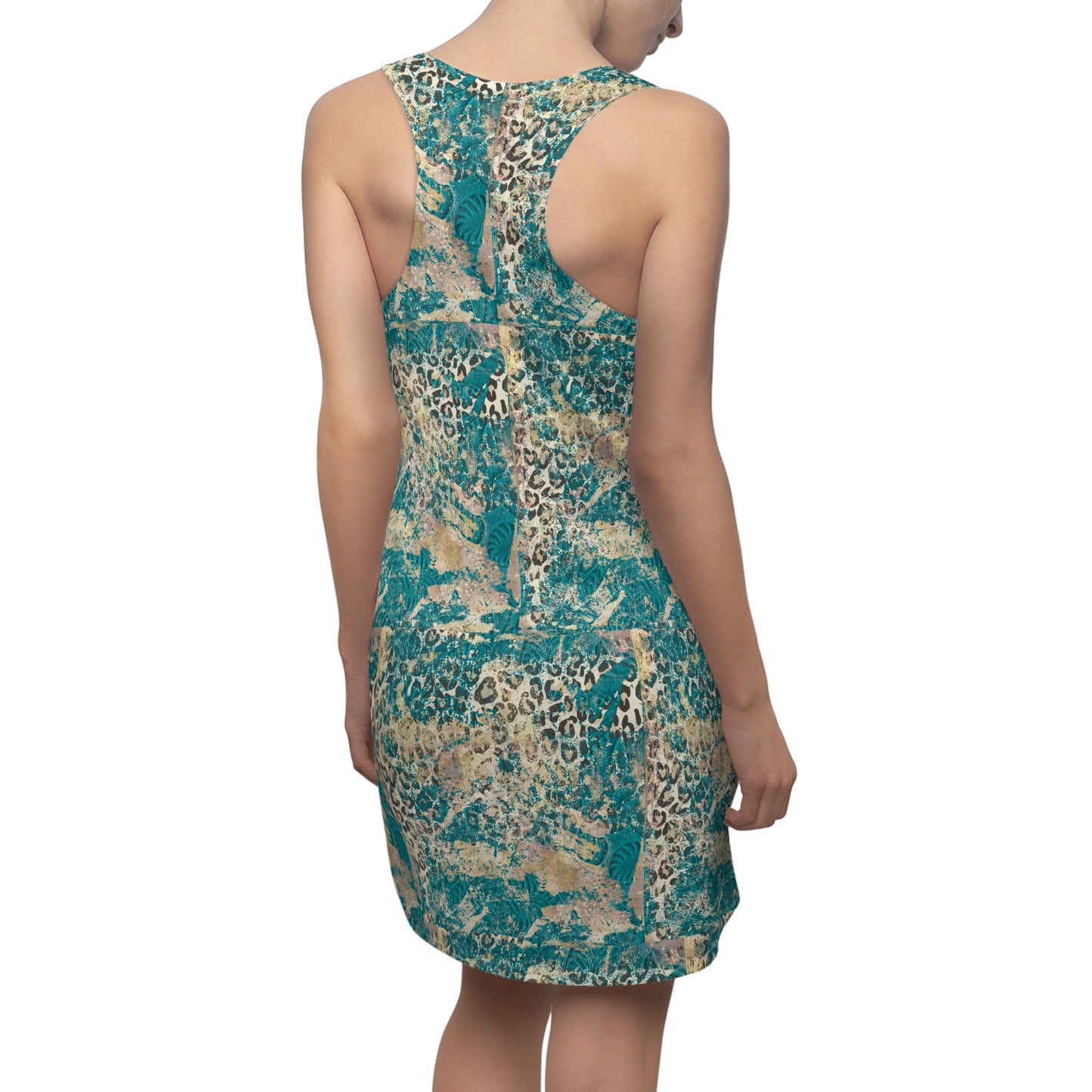 Women's Cut & Sew Racerback Dress (AOP)