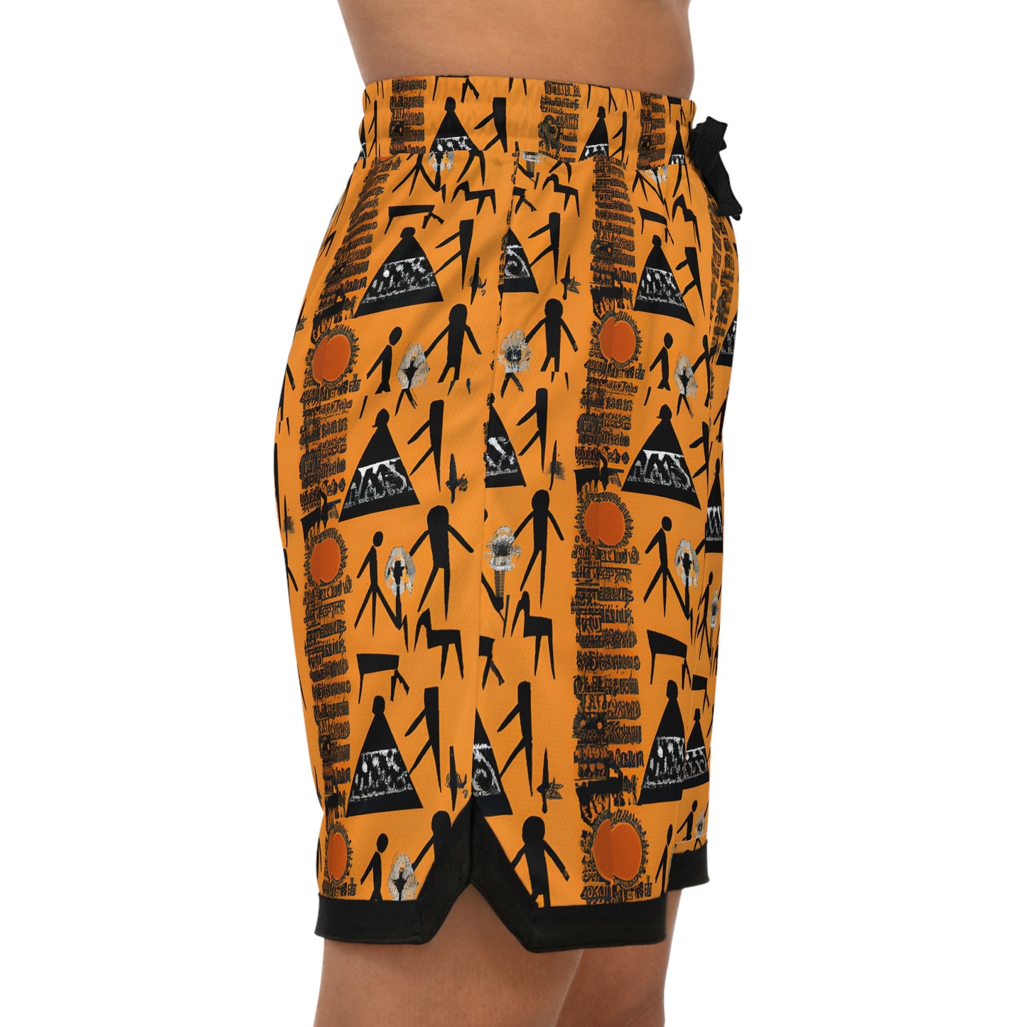 Basketball Rib Shorts (AOP)