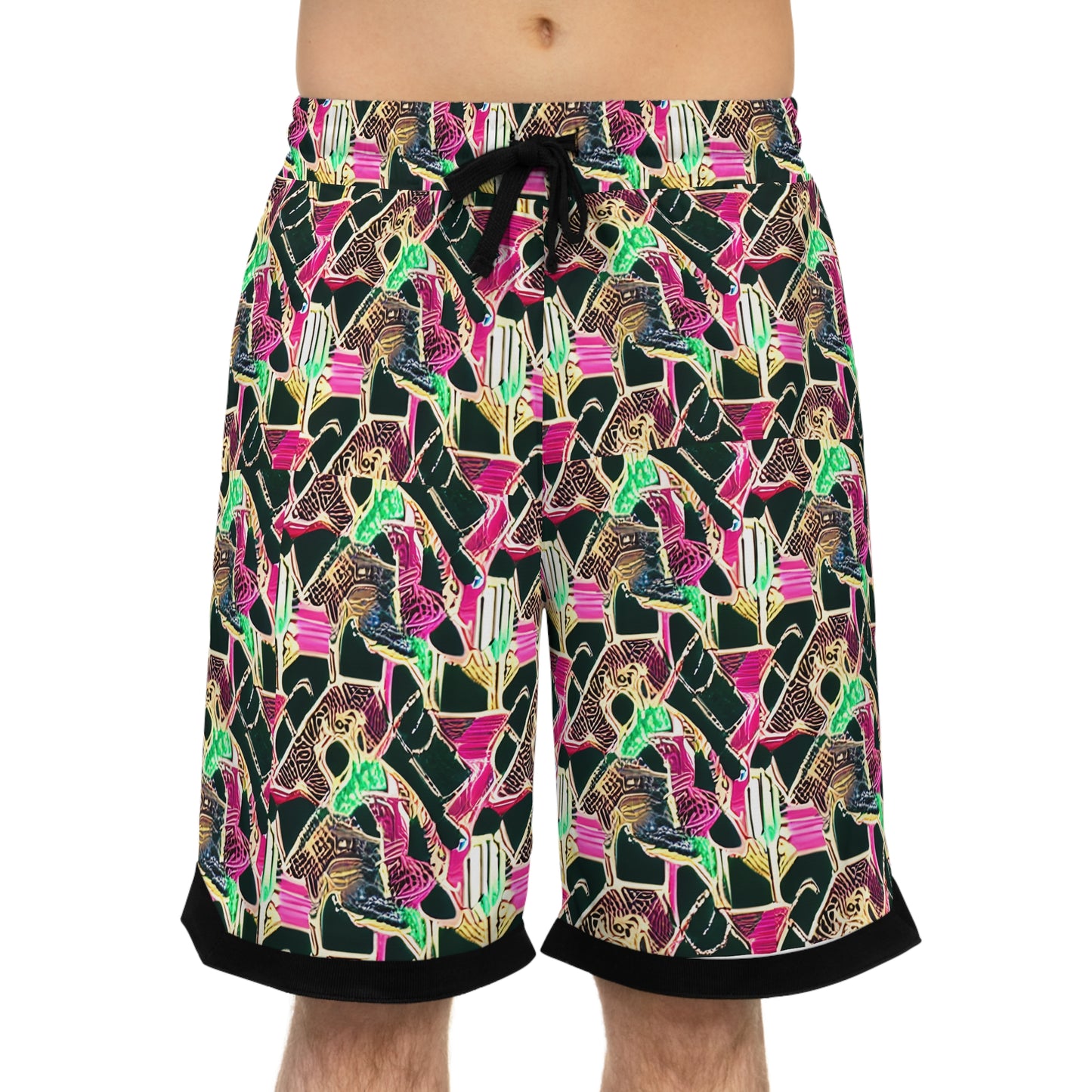 Basketball Rib Shorts (AOP)