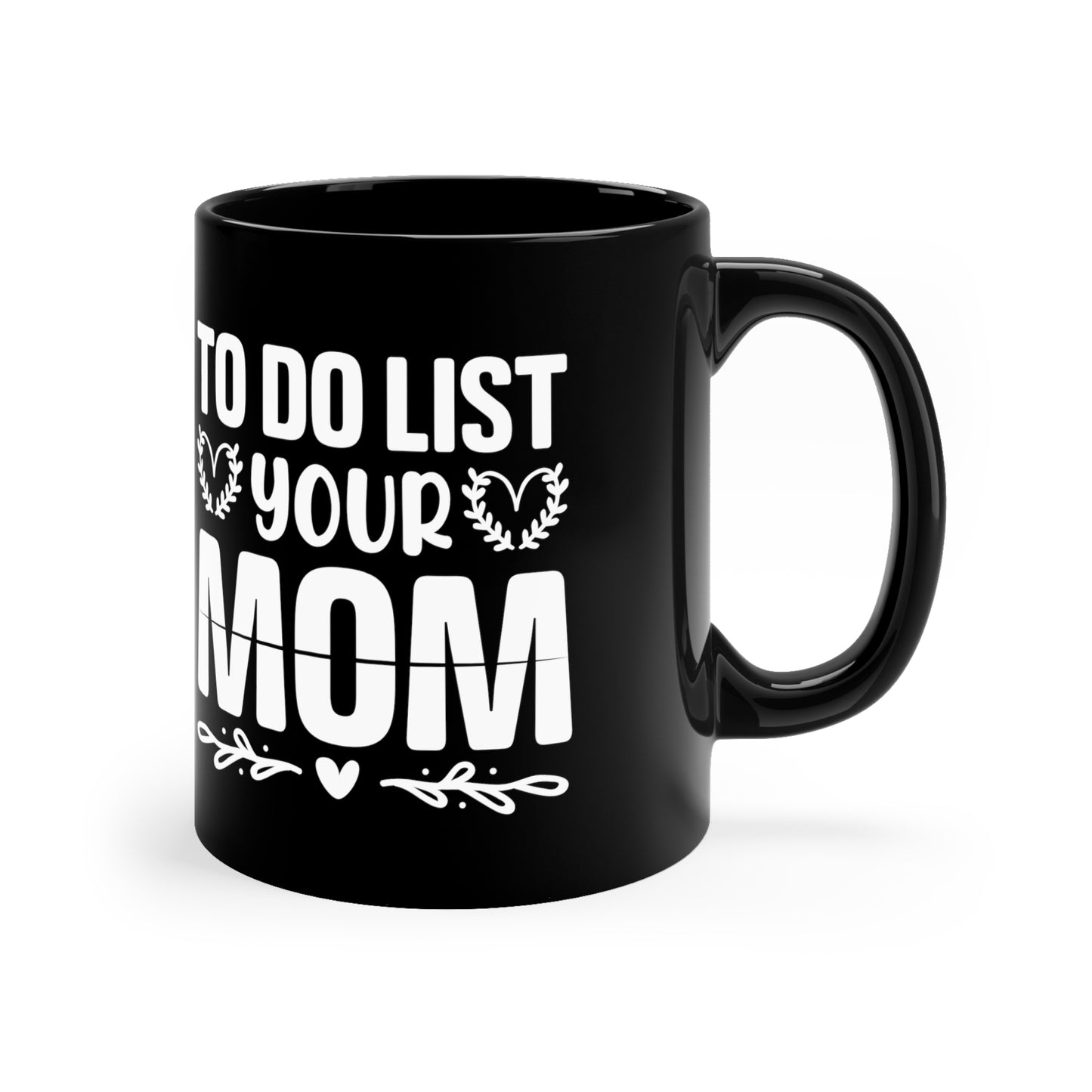 11oz Black Mug