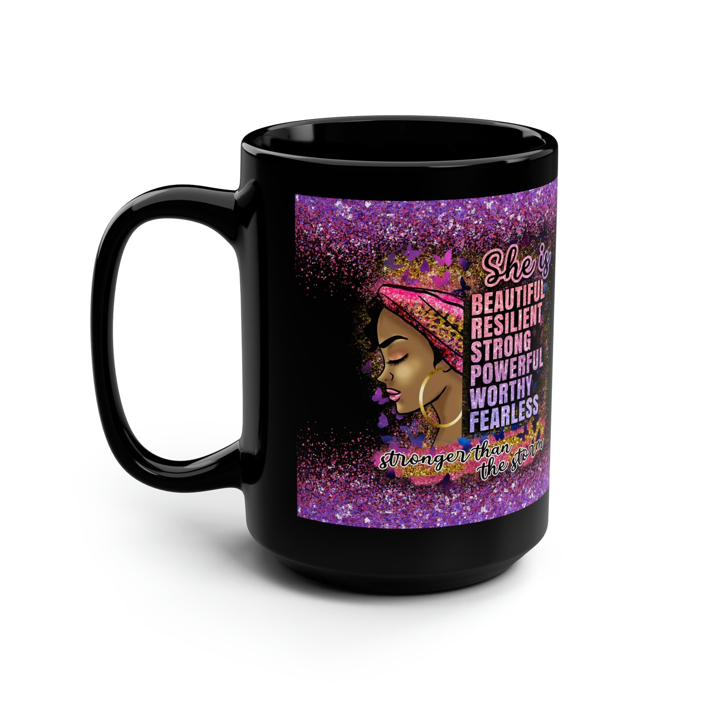 Black Mug, 15oz