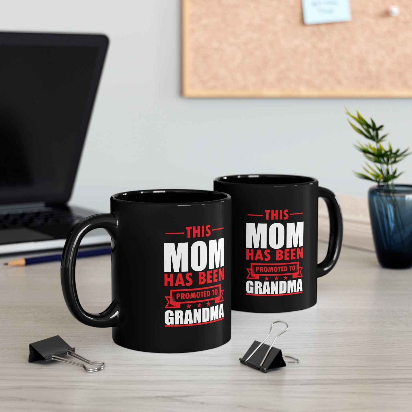 11oz Black Mug