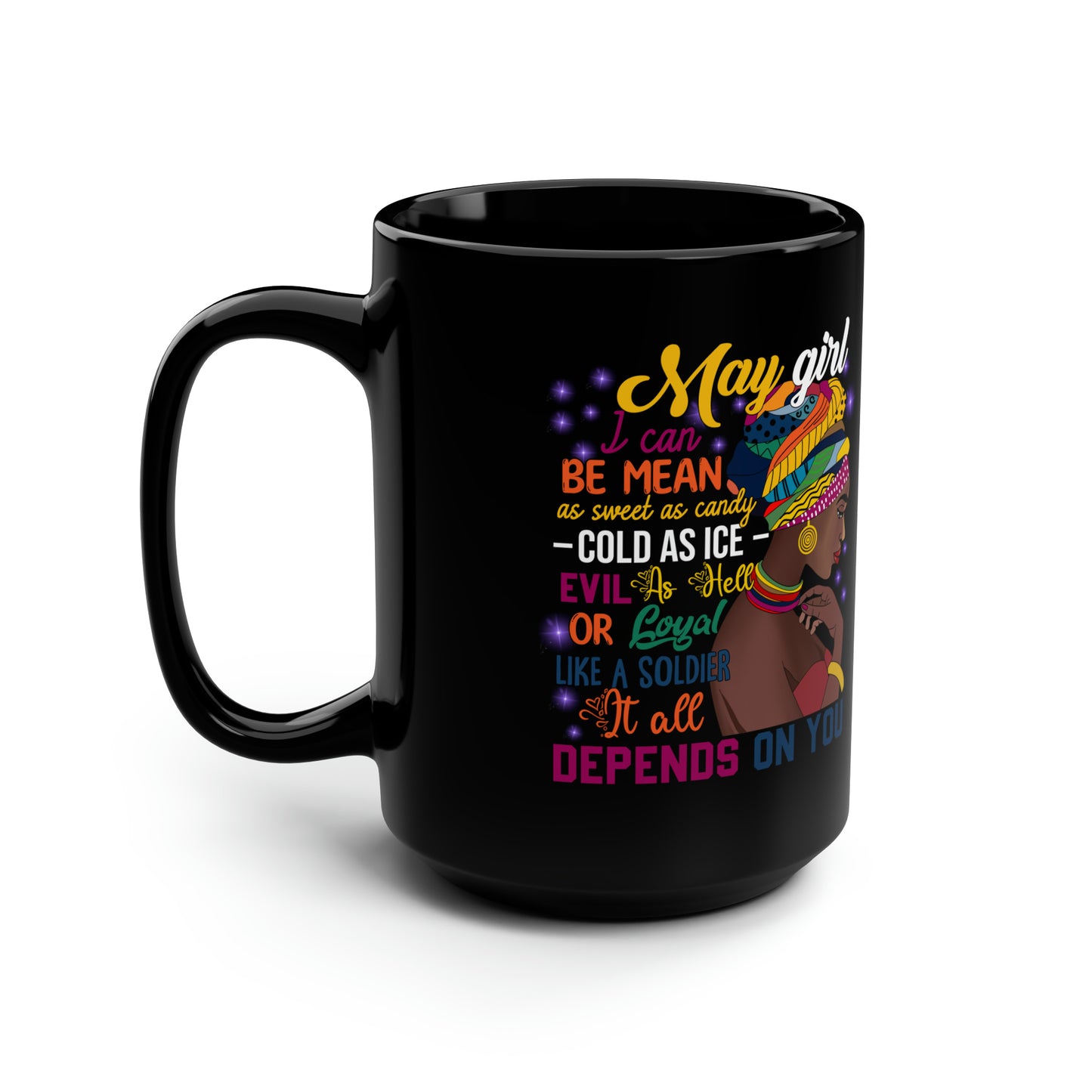 Black Mug, 15oz