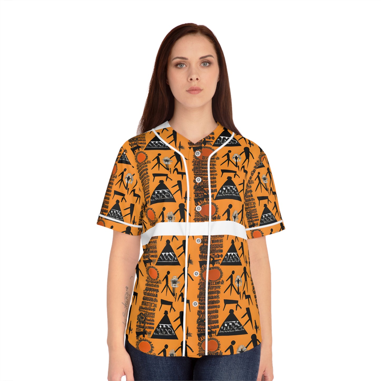 Women's Baseball Jersey (AOP)